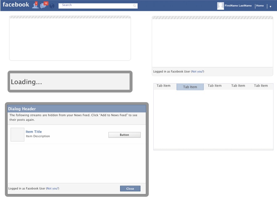 MAP FACEBOOK TEMPLATES